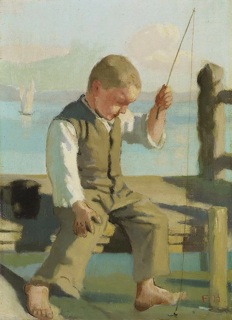 Il piccolo pescatore, intorno al 1879
